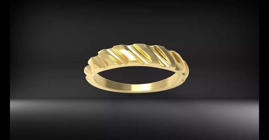 Rope Ring 3d Model 3D print model_0