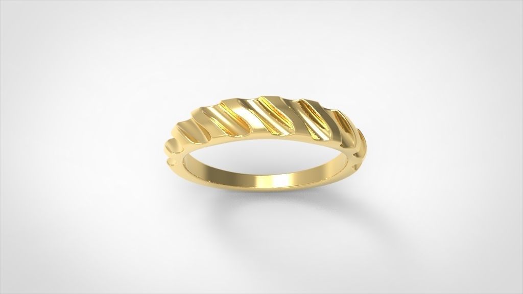 Rope Ring 3d Model 3D print model_2