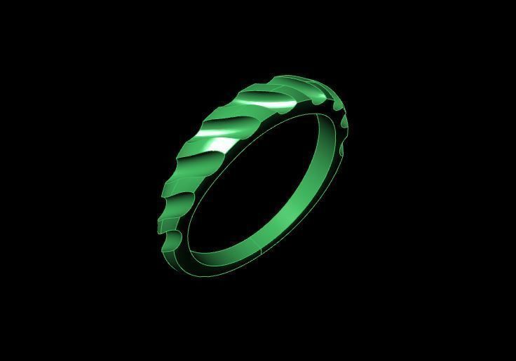 Rope Ring 3d Model 3D print model_13