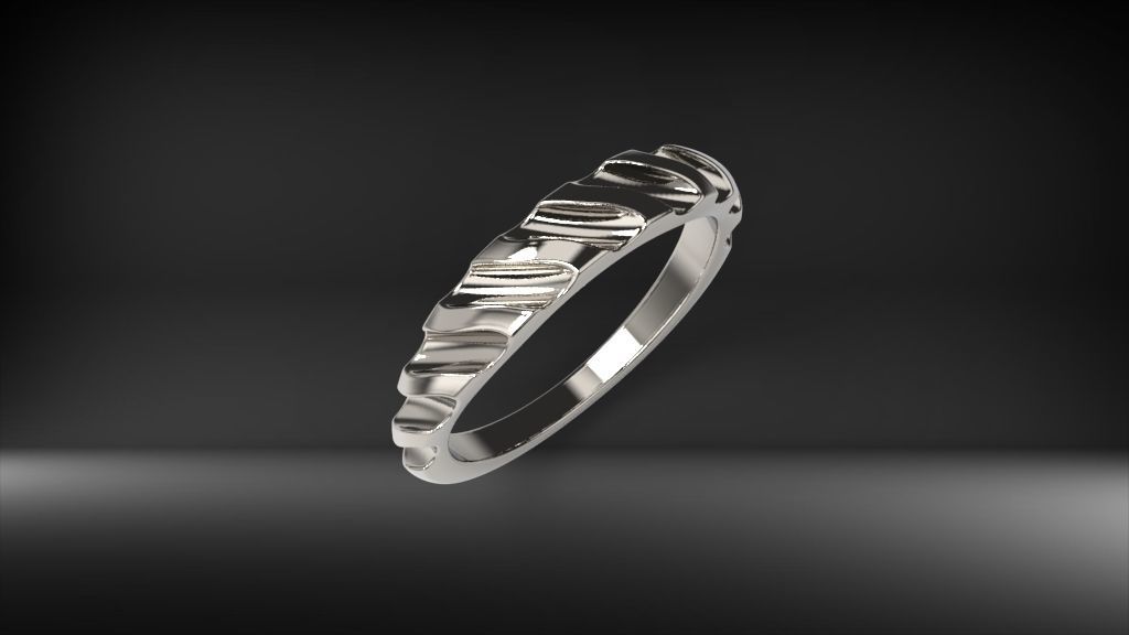 Rope Ring 3d Model 3D print model_10