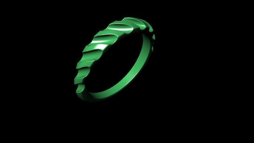 Rope Ring 3d Model 3D print model_12