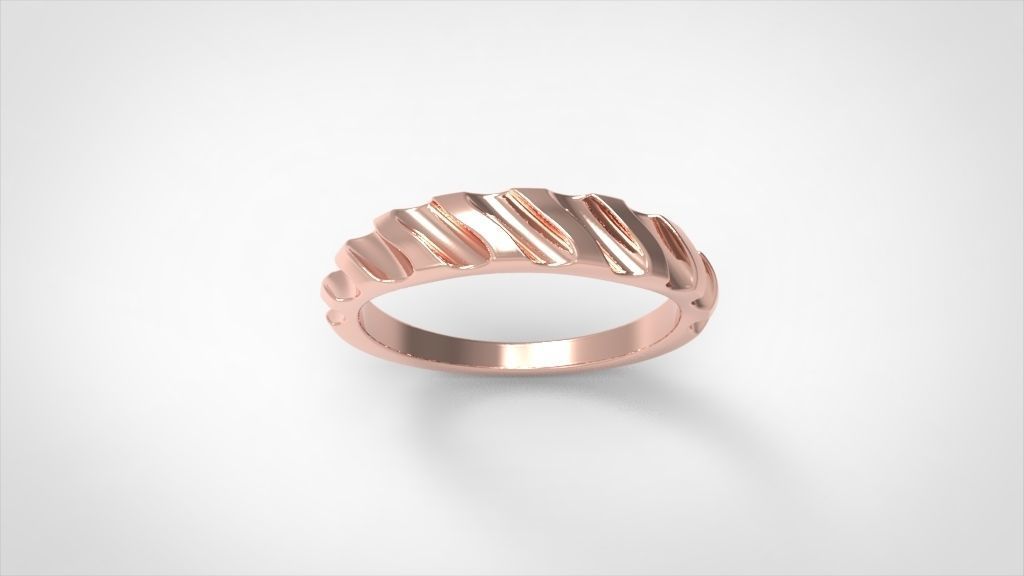 Rope Ring 3d Model 3D print model_9