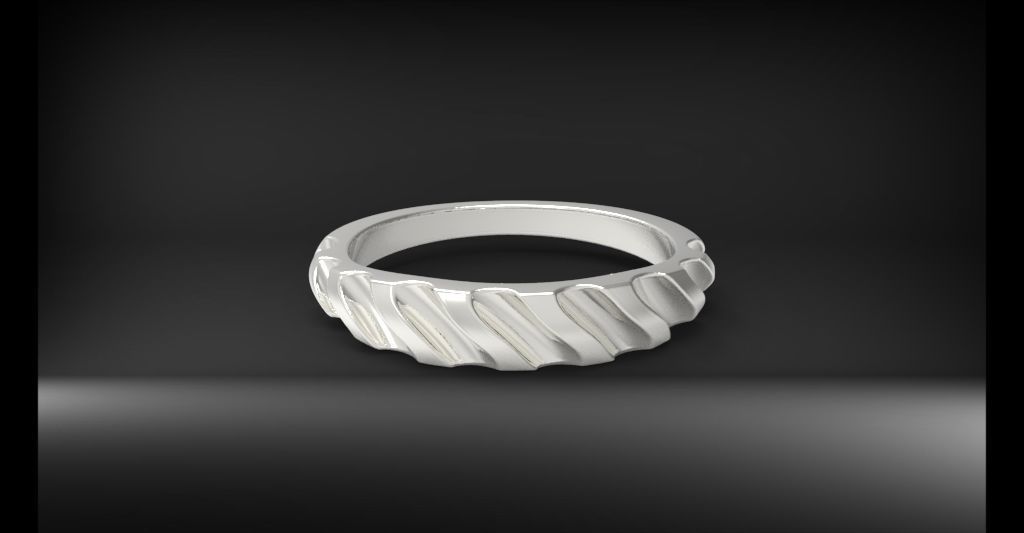 Rope Ring 3d Model 3D print model_6