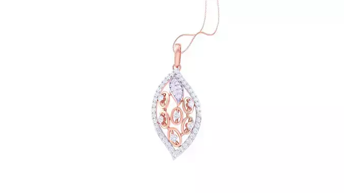 Women Pendant 3dm STL OBJ FBX Renders Details