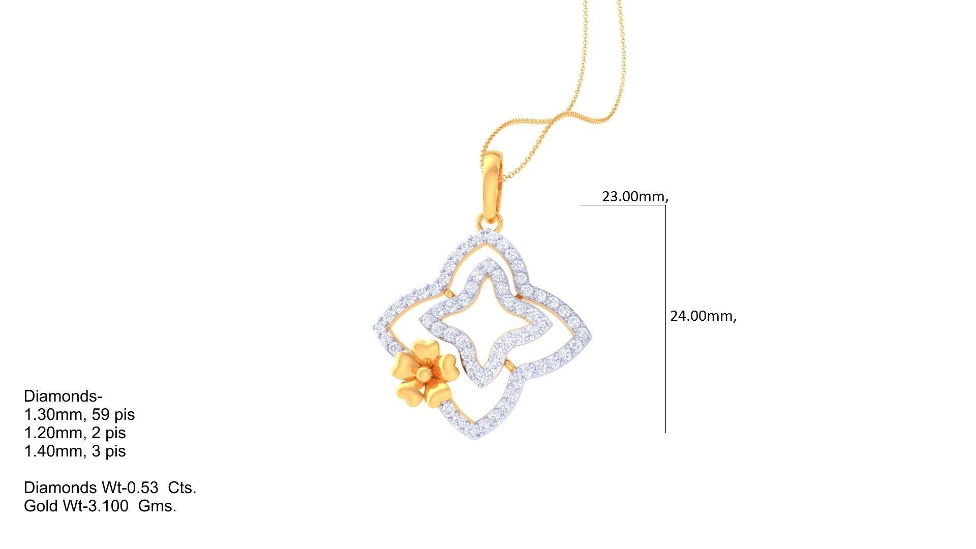 Women Pendant 3dm STL OBJ FBX Renders Details 3D print model_1