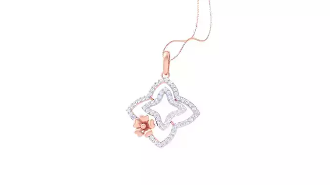 Women Pendant 3dm STL OBJ FBX Renders Details