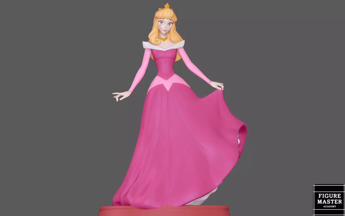 AURORA SLEEPING BEAUTY DISNEY PRINCESS ANIMATION 3D PRINT 3D print model