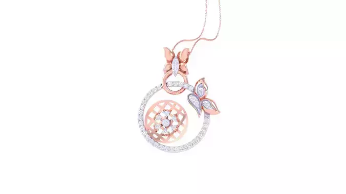 Women Pendant 3dm STL OBJ FBX Renders Details