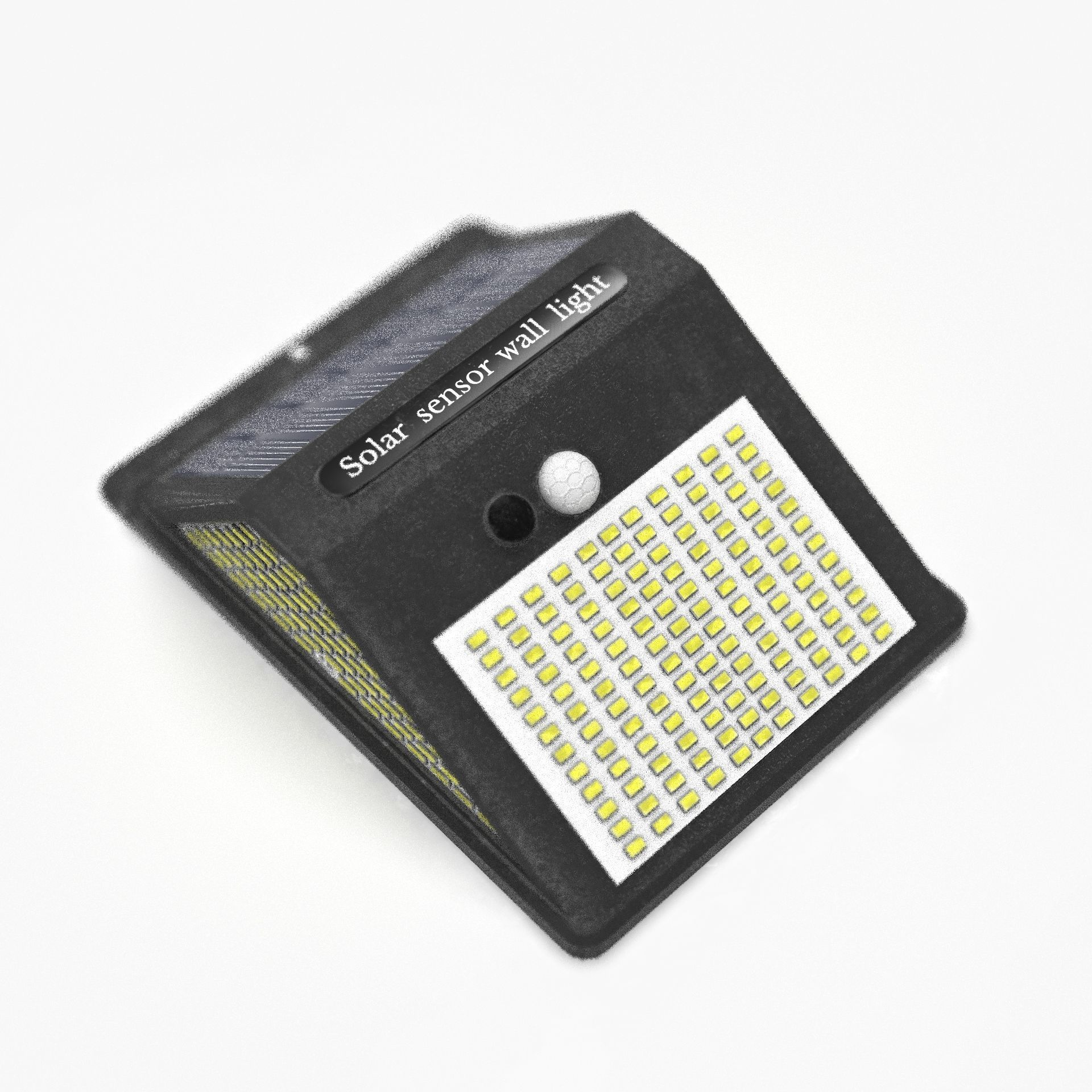  Solar sensor wall light Low-poly 3D model_11