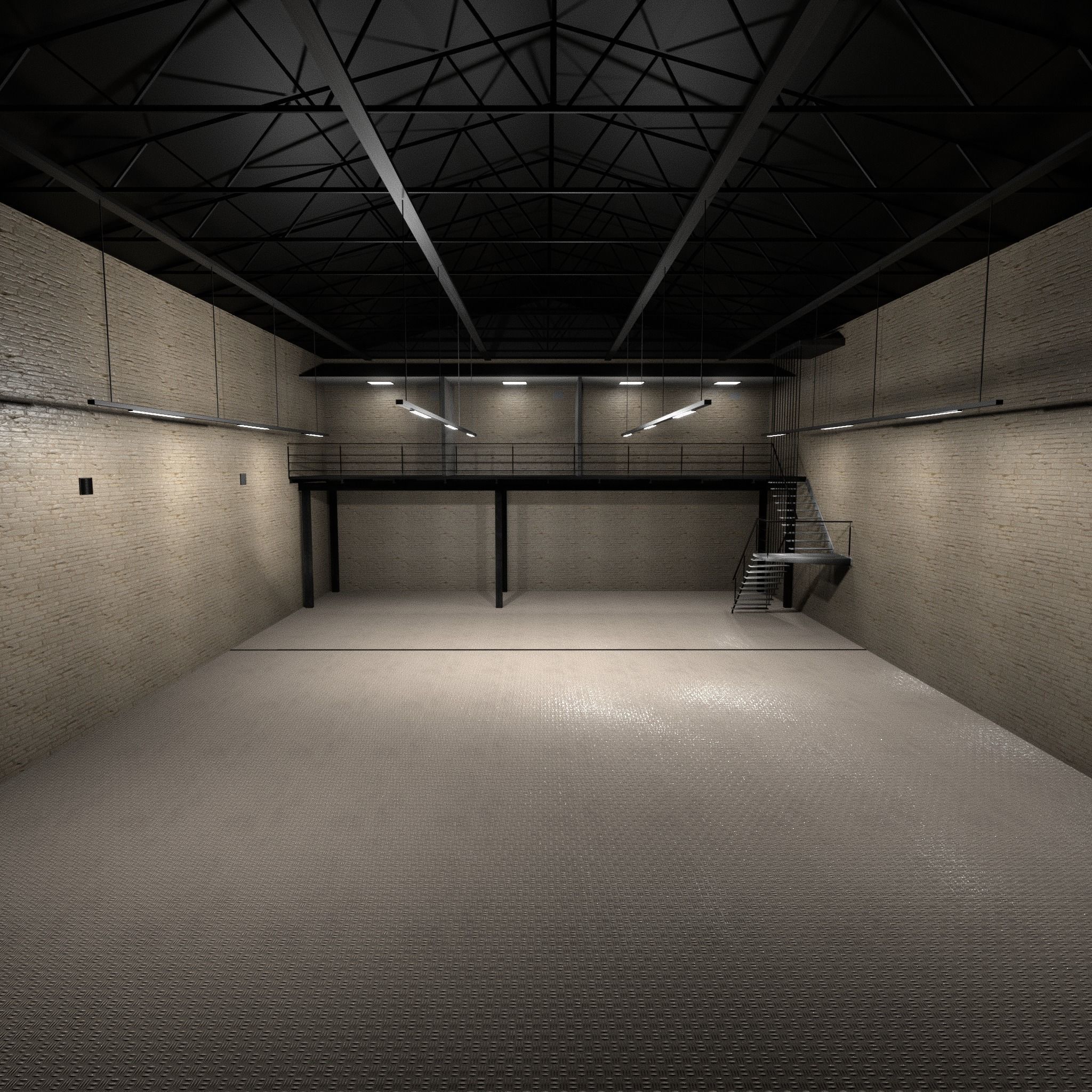 3D Warehouse car studio interior 3d 3D model_9