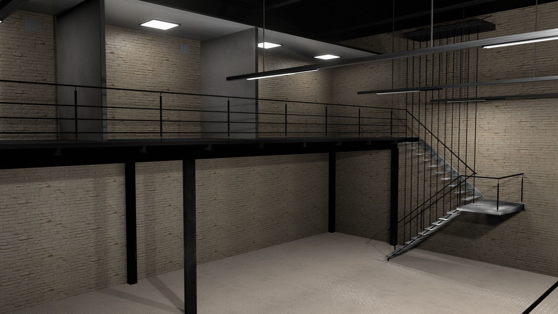 3D Warehouse car studio interior 3d 3D model_7