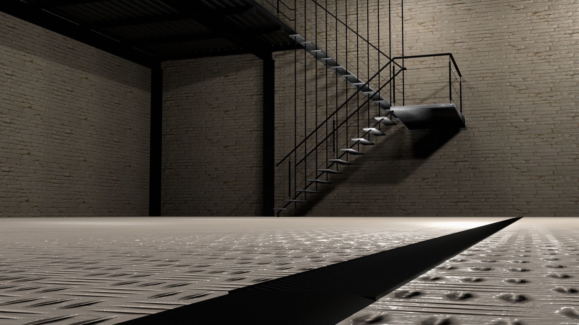 3D Warehouse car studio interior 3d 3D model_3