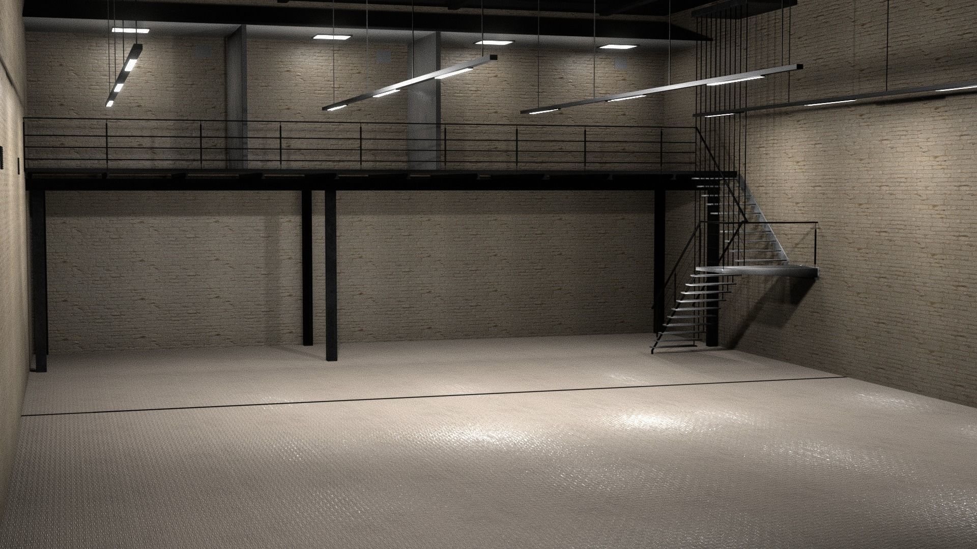 3D Warehouse car studio interior 3d 3D model_6