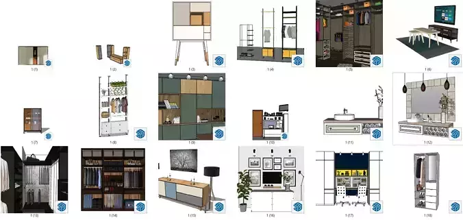 wadrobe sims furniture design