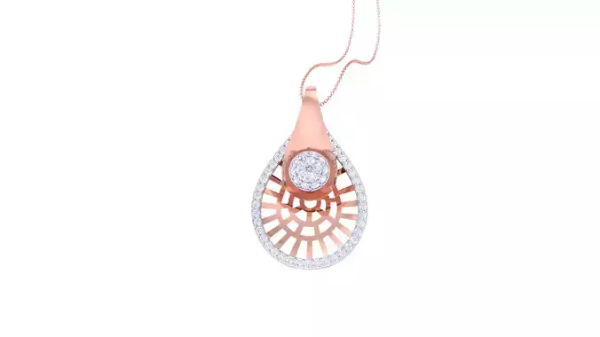 Women Pendant 3dm STL OBJ FBX Renders Details