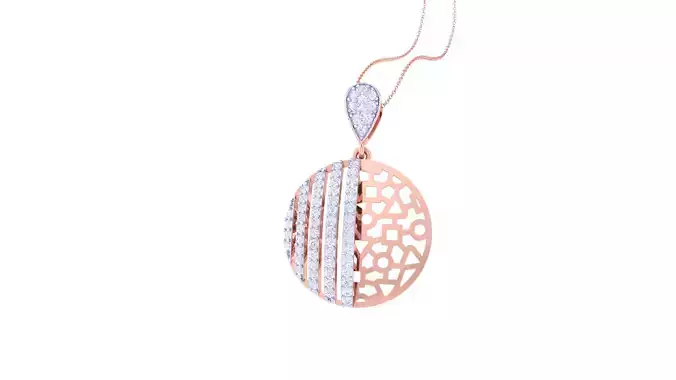 Women Pendant 3dm STL OBJ FBX Renders Details