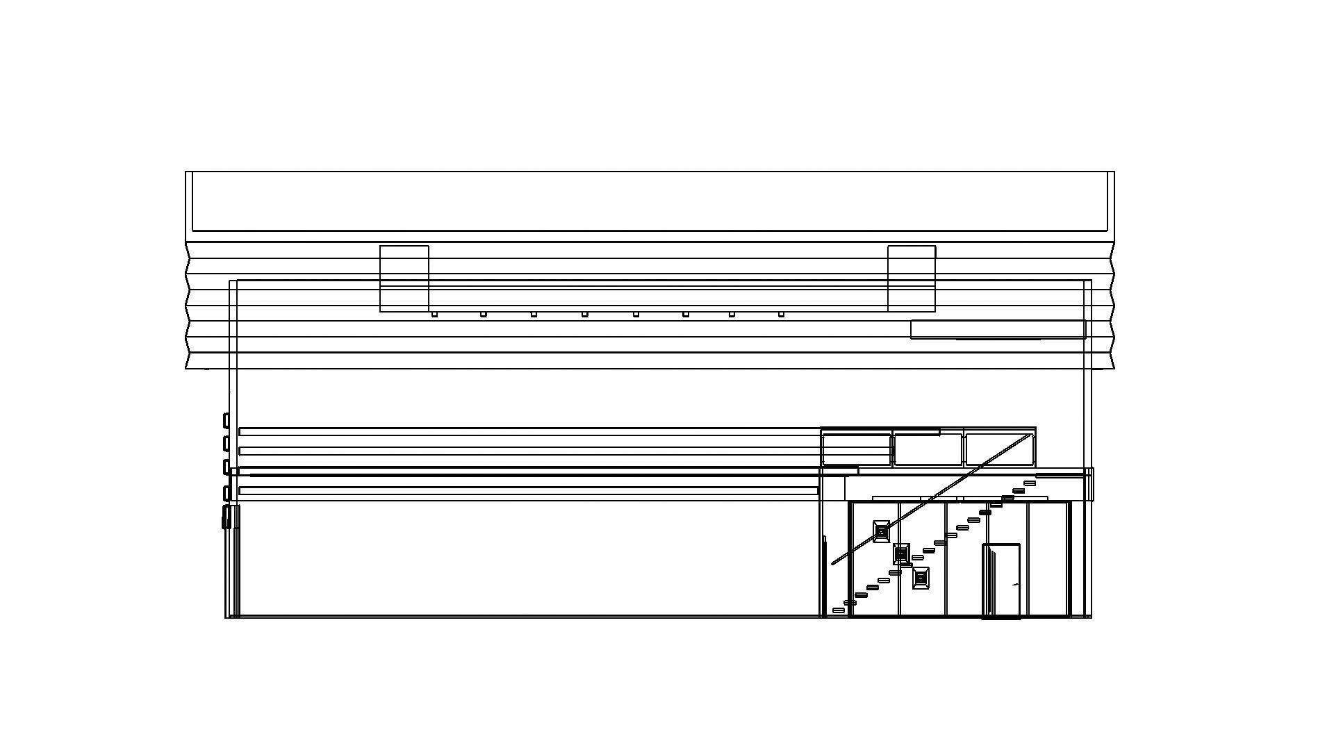 car STUDIO SCENE warehouse 3D future futuristic 3D model_6