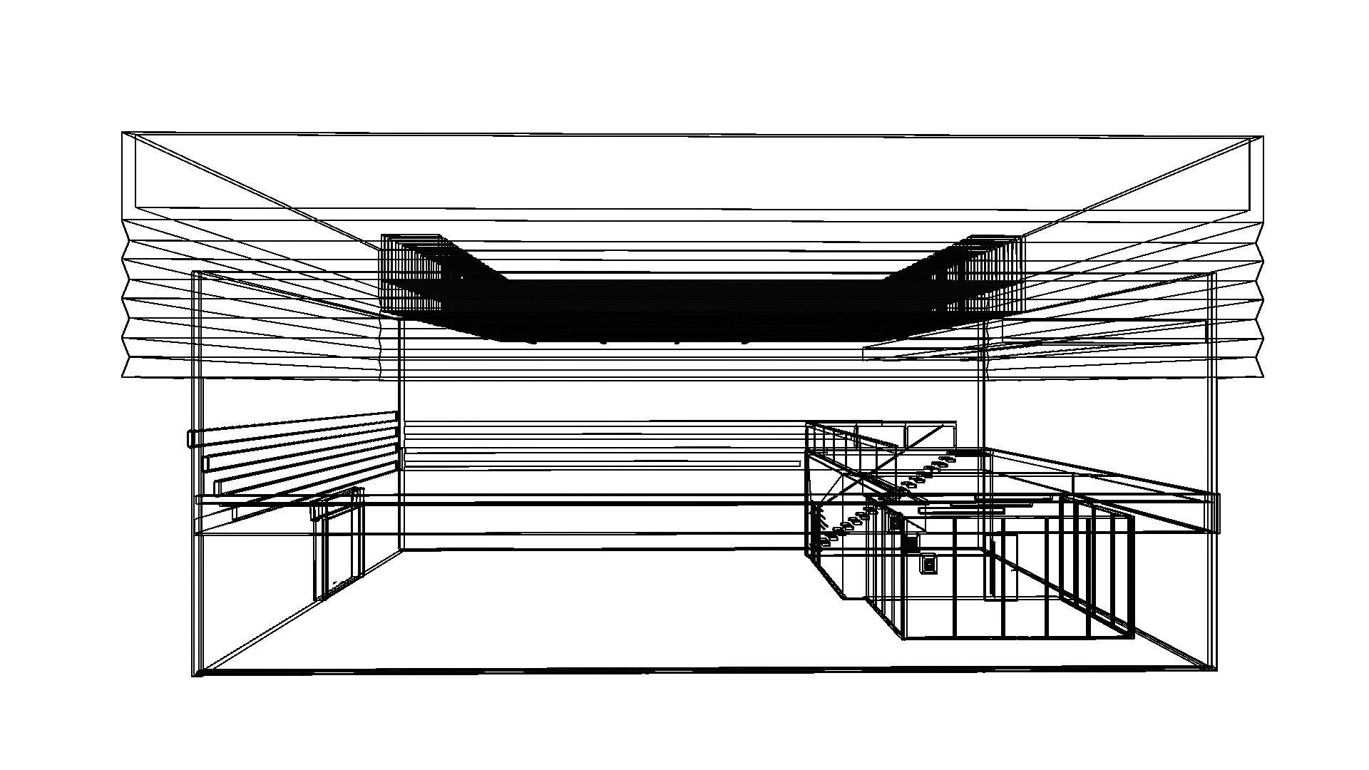 car STUDIO SCENE warehouse 3D future futuristic 3D model_5