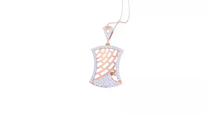 Women Pendant 3dm STL OBJ FBX Renders Details