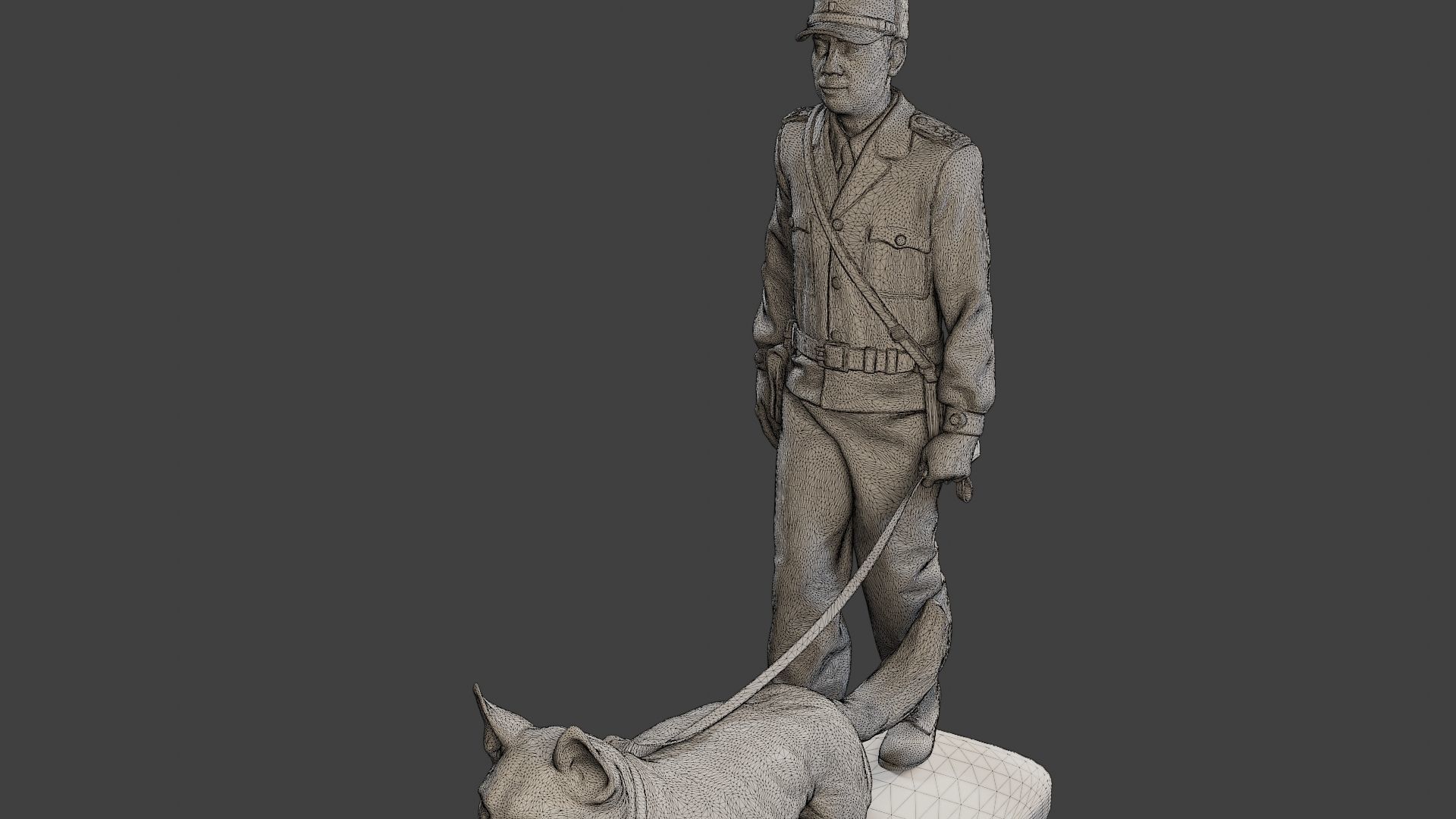 Czechoslovak communist Police K9 002 3D print model_12