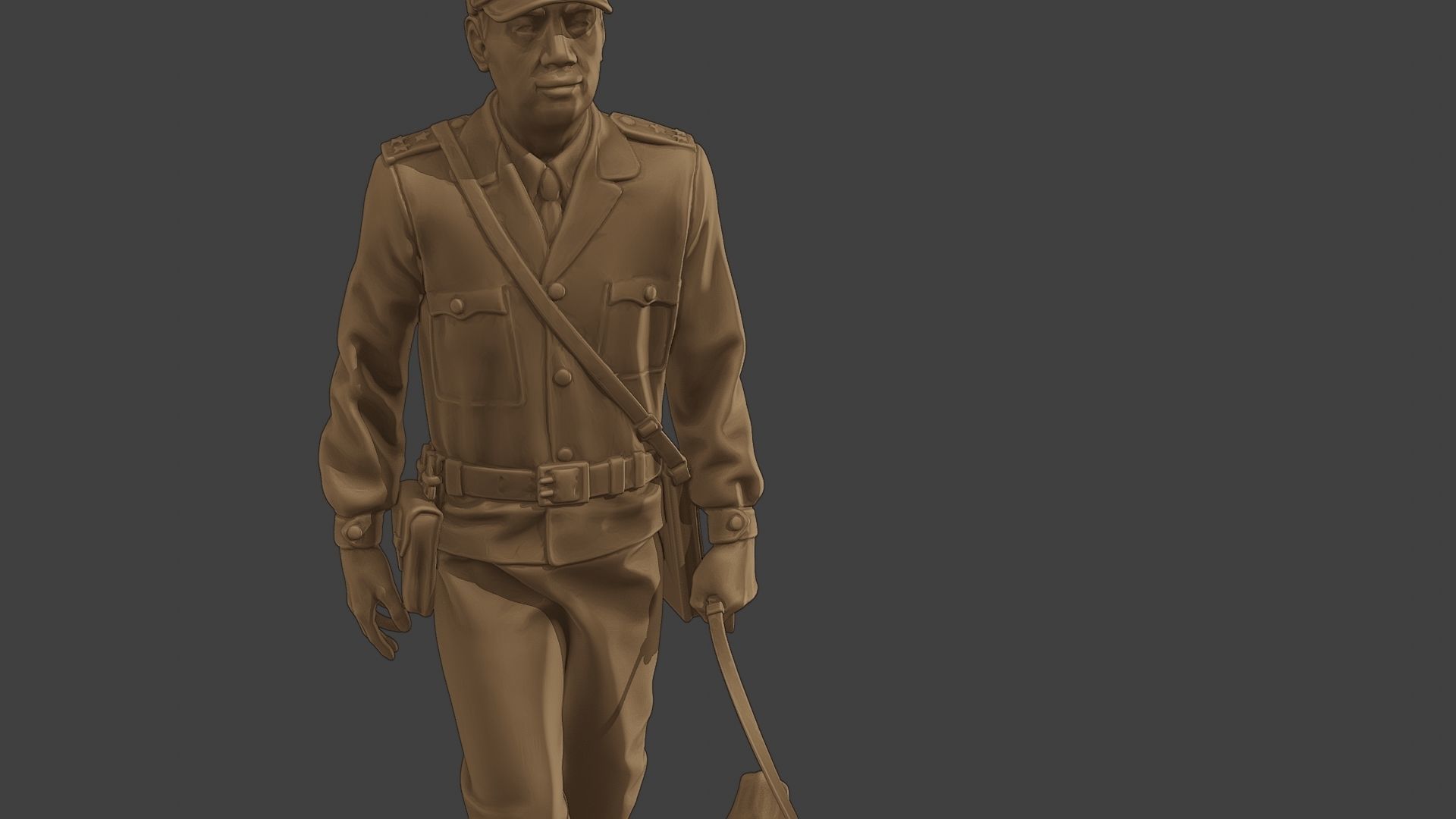 Czechoslovak communist Police K9 002 3D print model_19