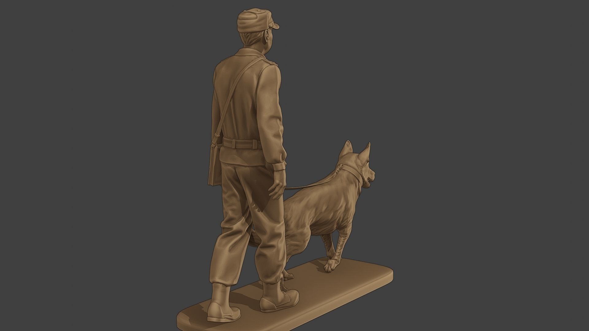 Czechoslovak communist Police K9 002 3D print model_7