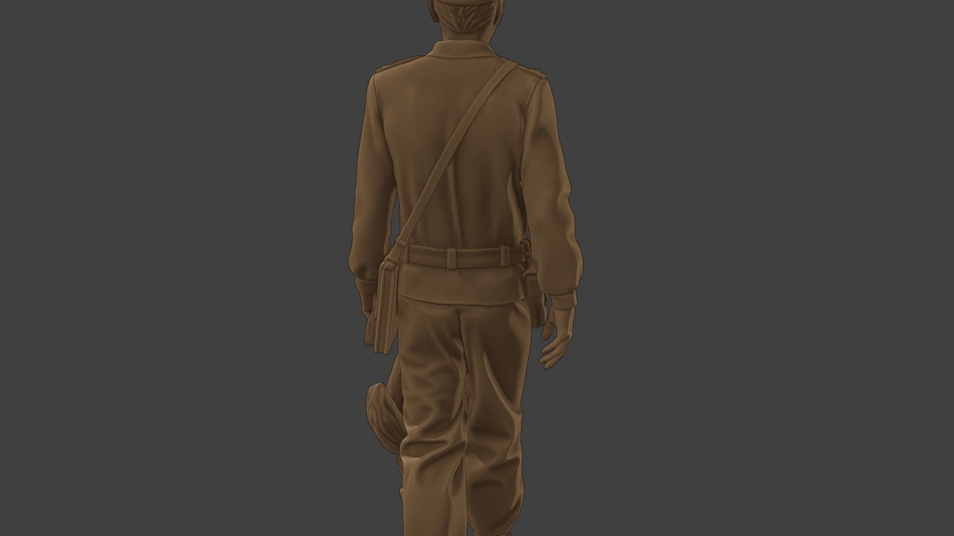 Czechoslovak communist Police K9 002 3D print model_25