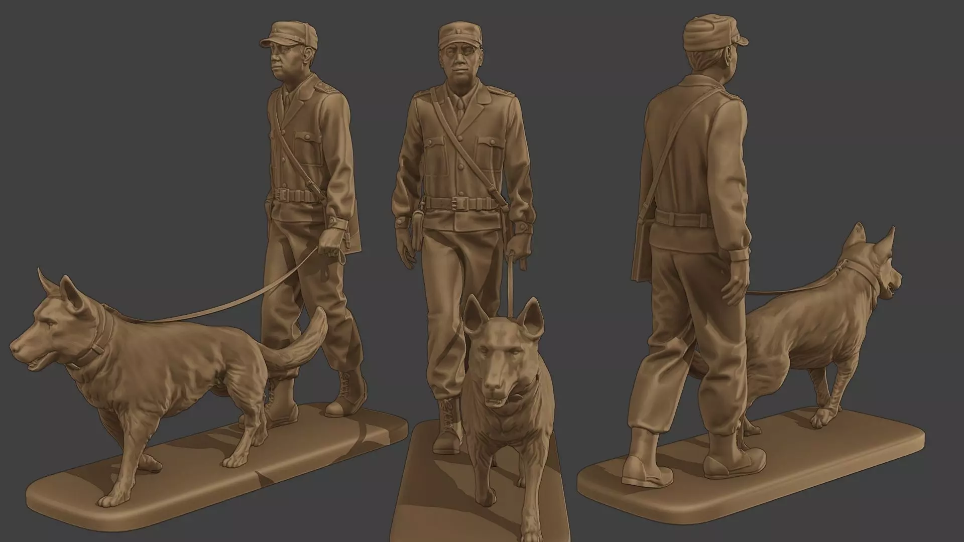 Czechoslovak communist Police K9 002 3D print model_0