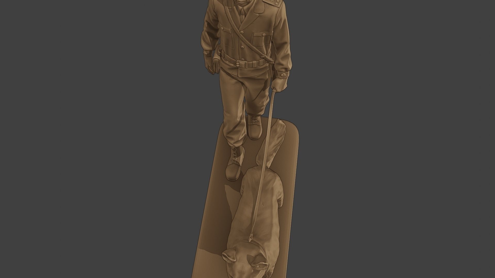 Czechoslovak communist Police K9 002 3D print model_14