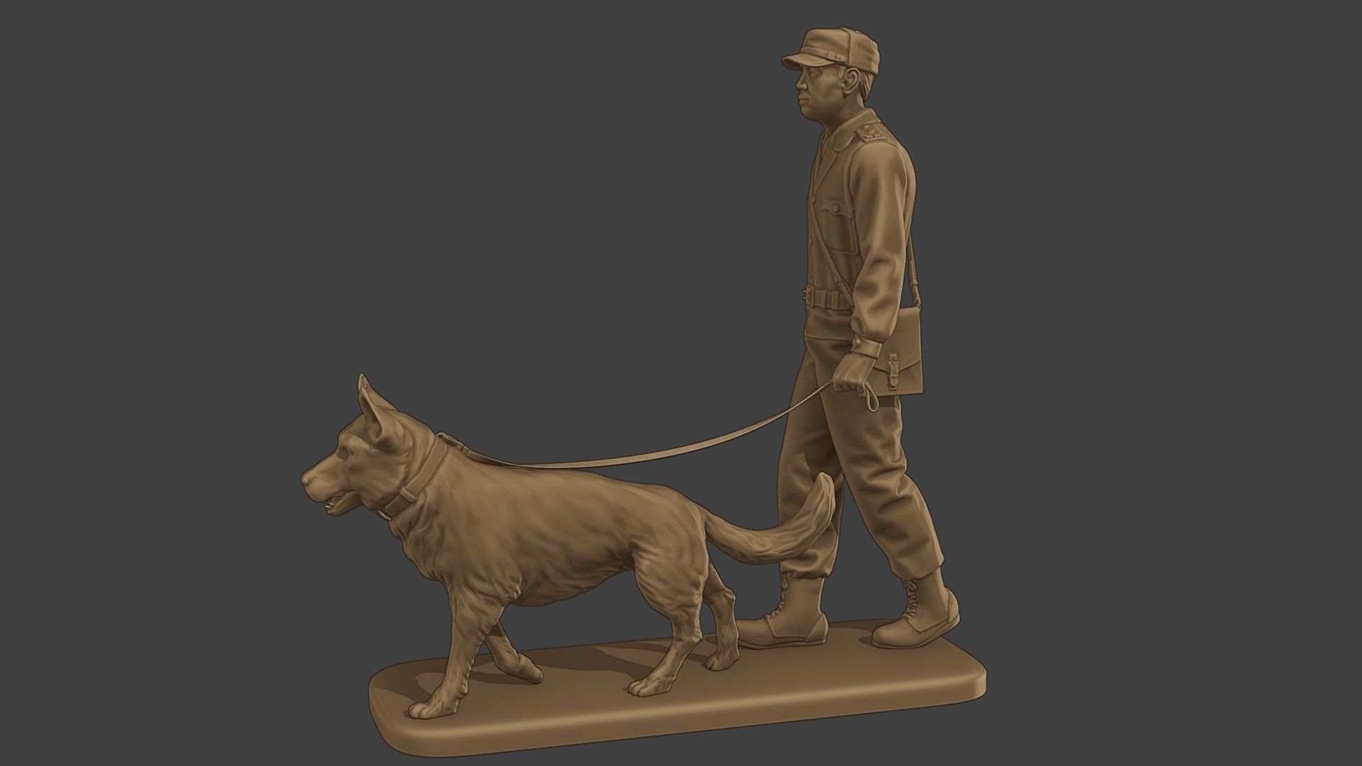 Czechoslovak communist Police K9 002 3D print model_3
