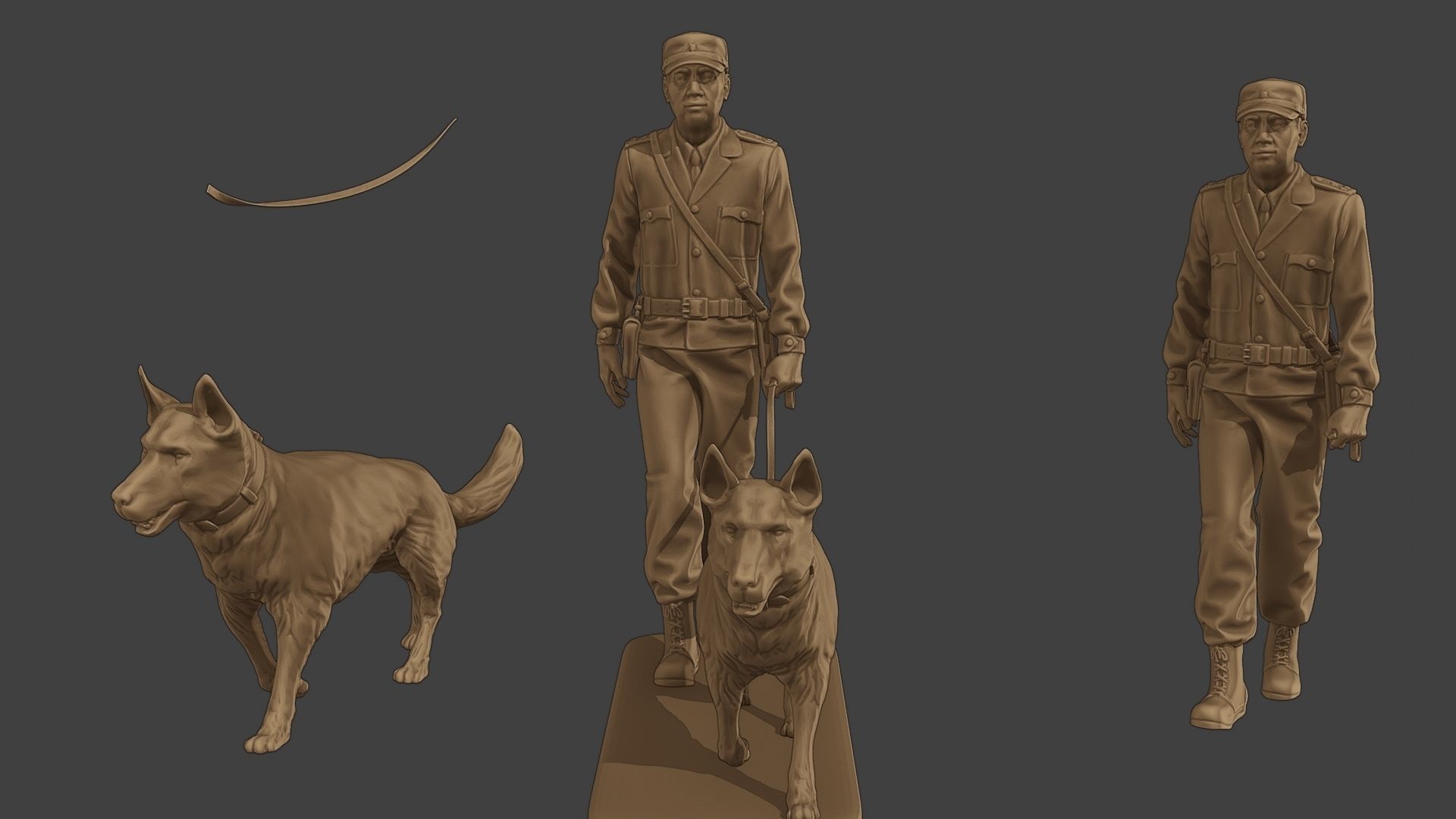 Czechoslovak communist Police K9 002 3D print model_1