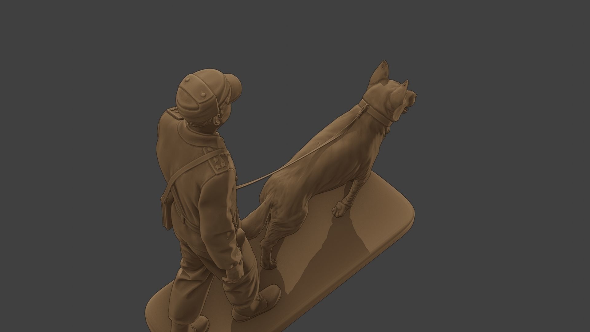 Czechoslovak communist Police K9 002 3D print model_22