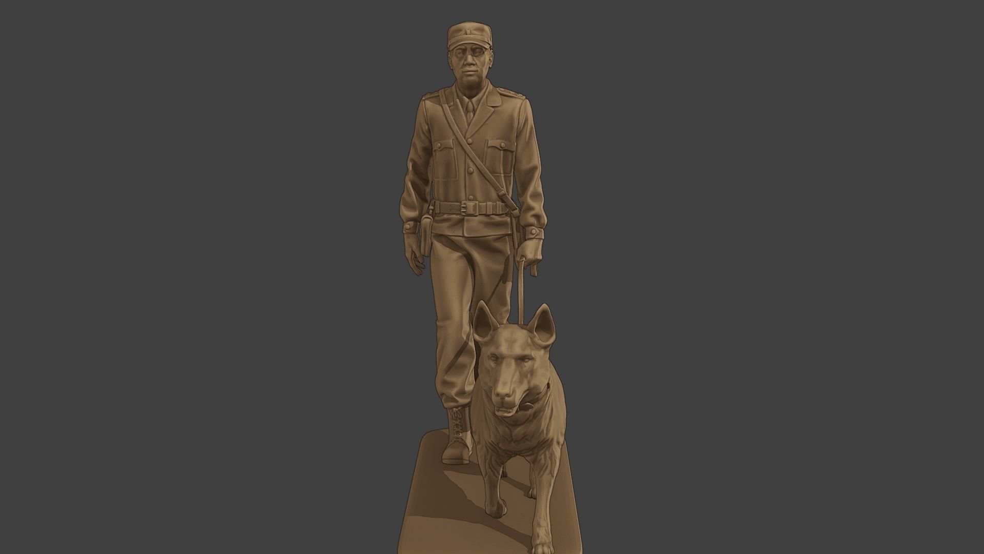 Czechoslovak communist Police K9 002 3D print model_11