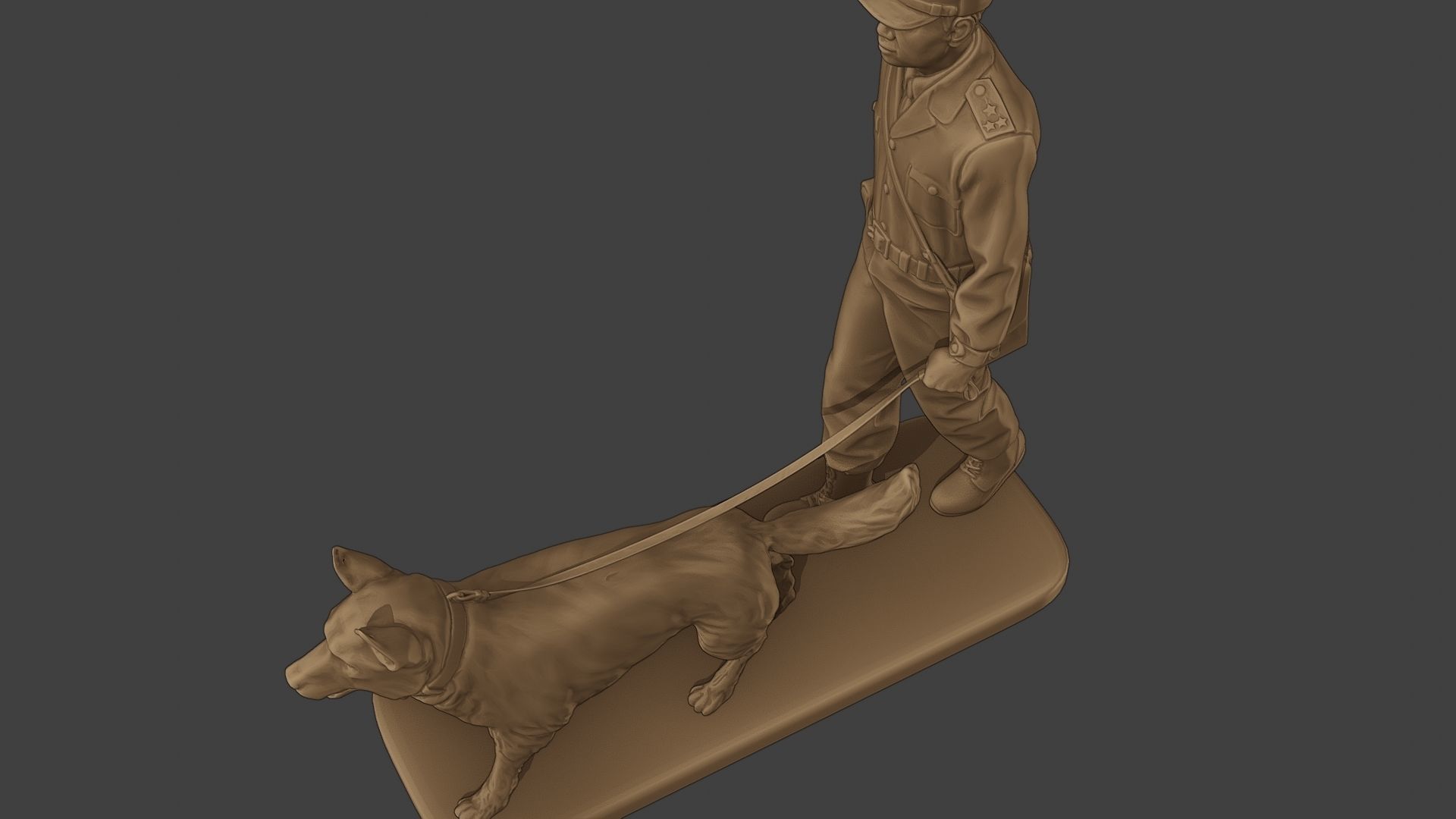 Czechoslovak communist Police K9 002 3D print model_15