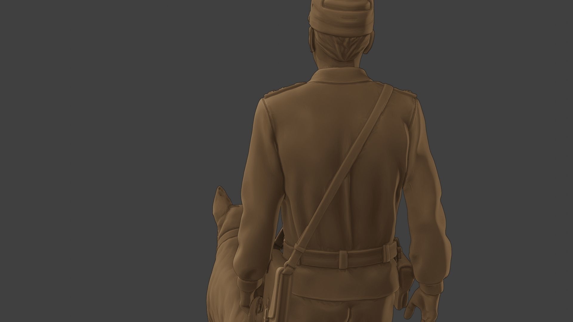 Czechoslovak communist Police K9 002 3D print model_21