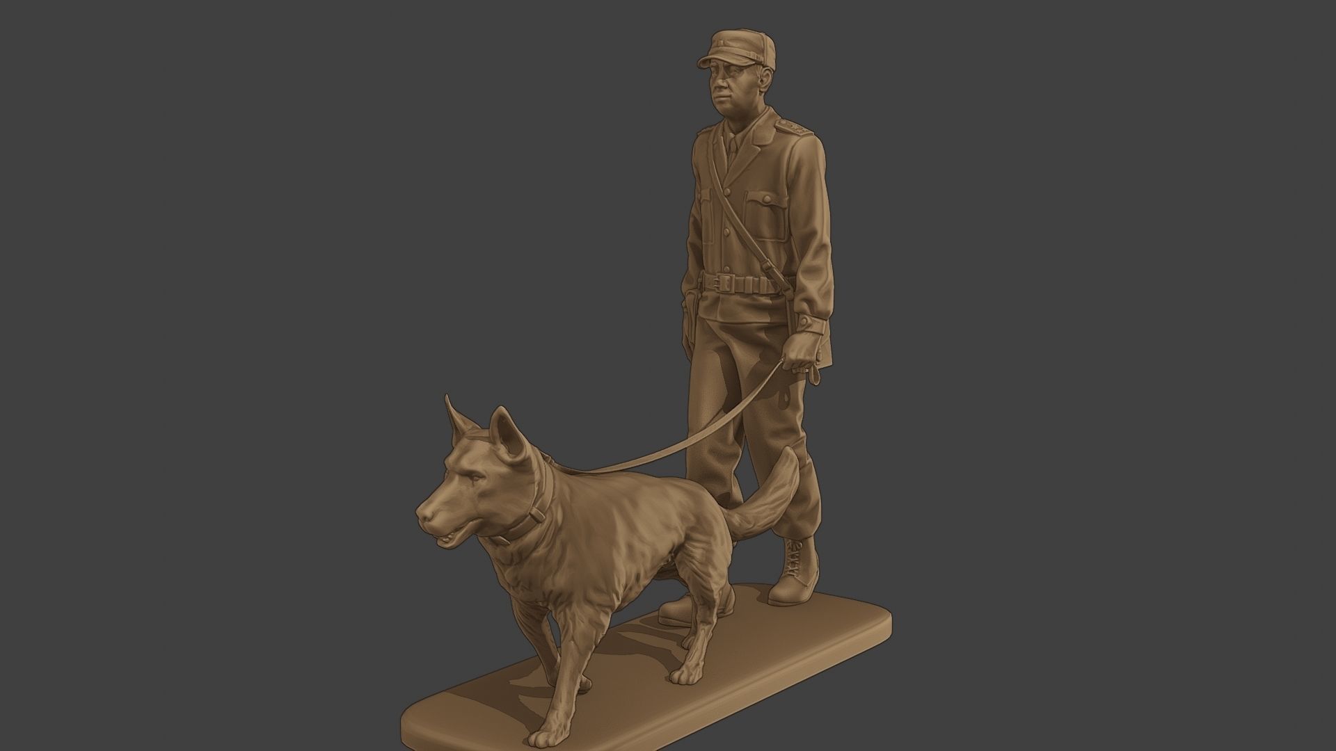 Czechoslovak communist Police K9 002 3D print model_2