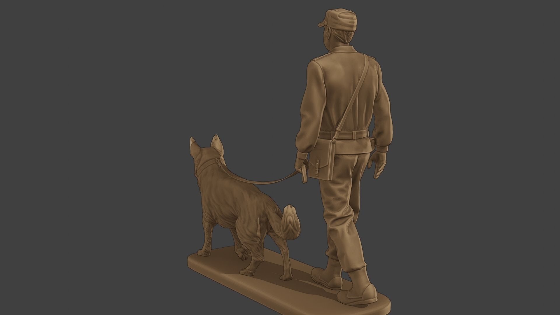 Czechoslovak communist Police K9 002 3D print model_5