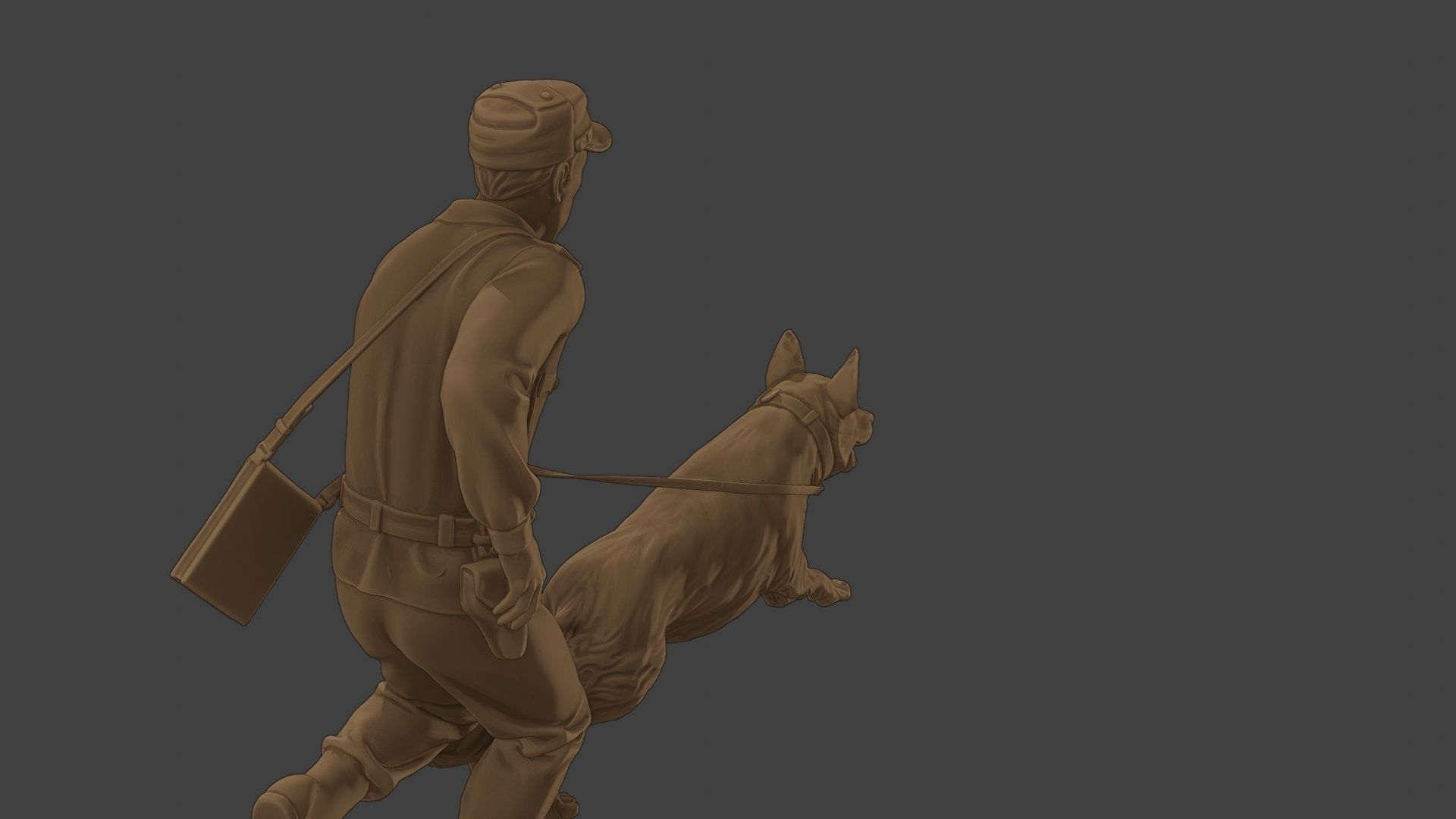 Czechoslovak communist Police K9 003 3D print model_24