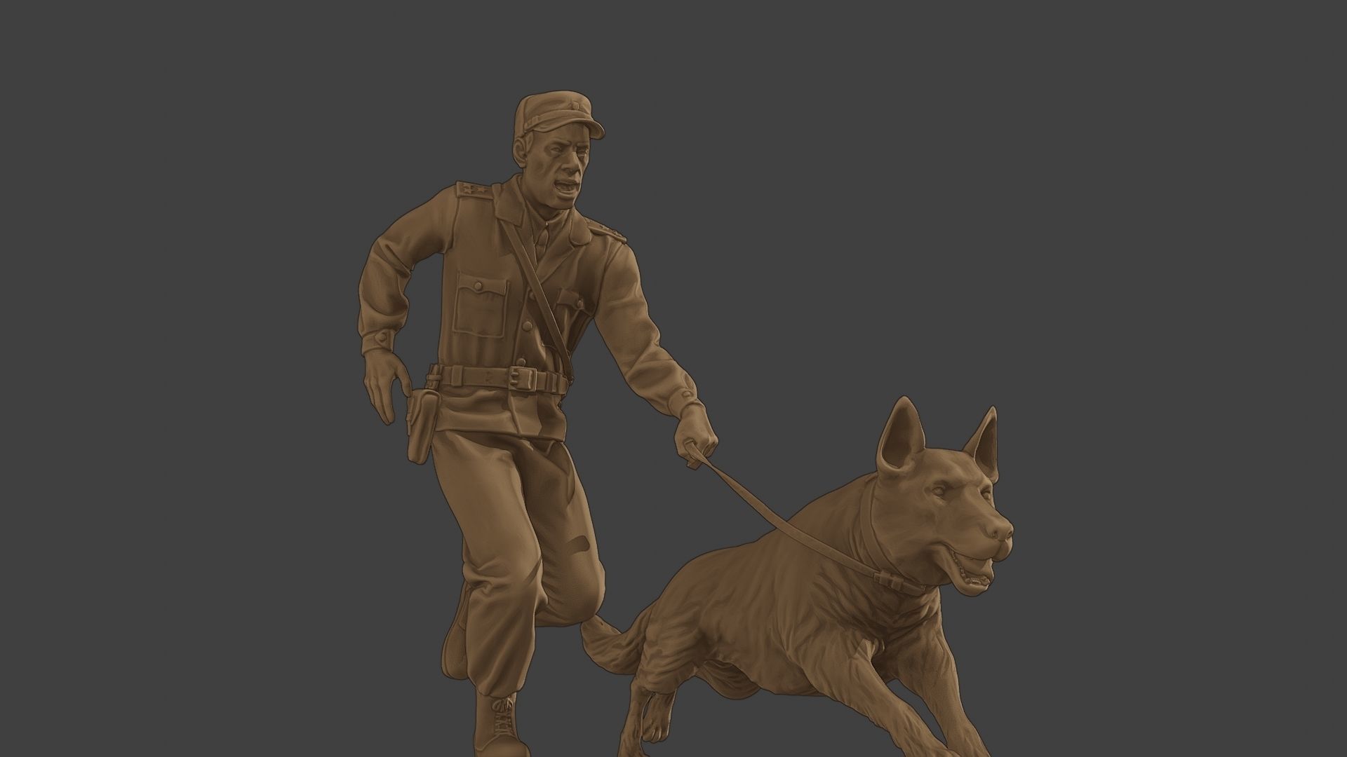 Czechoslovak communist Police K9 003 3D print model_13