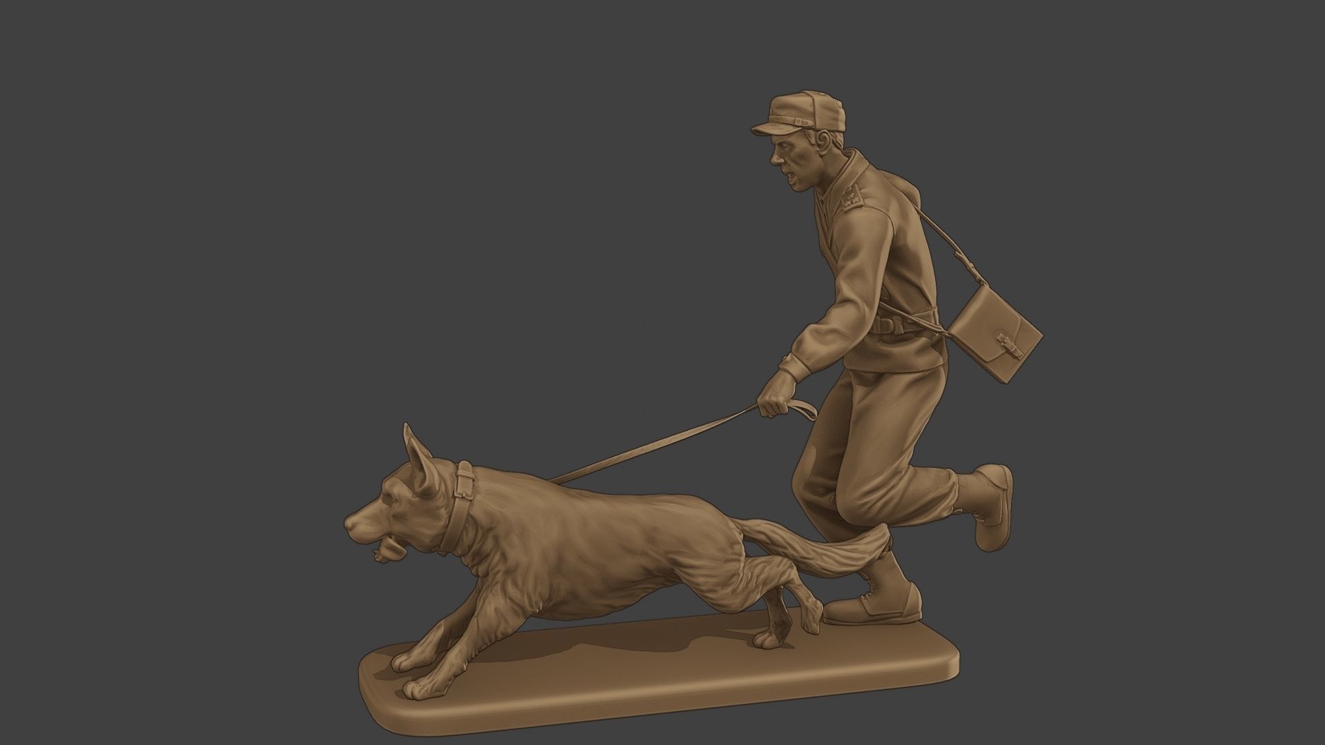 Czechoslovak communist Police K9 003 3D print model_3