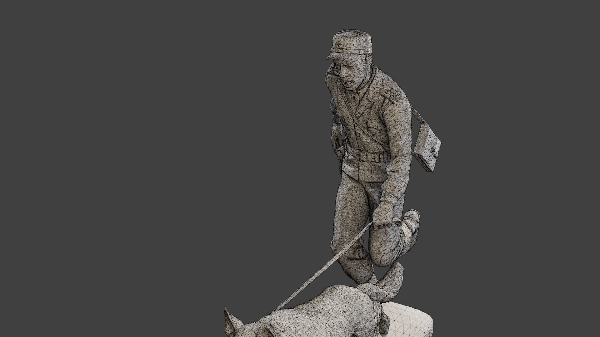 Czechoslovak communist Police K9 003 3D print model_12
