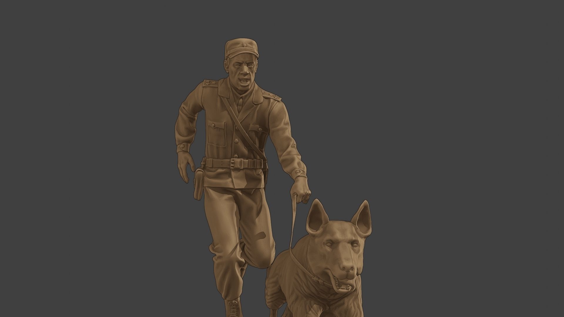 Czechoslovak communist Police K9 003 3D print model_28
