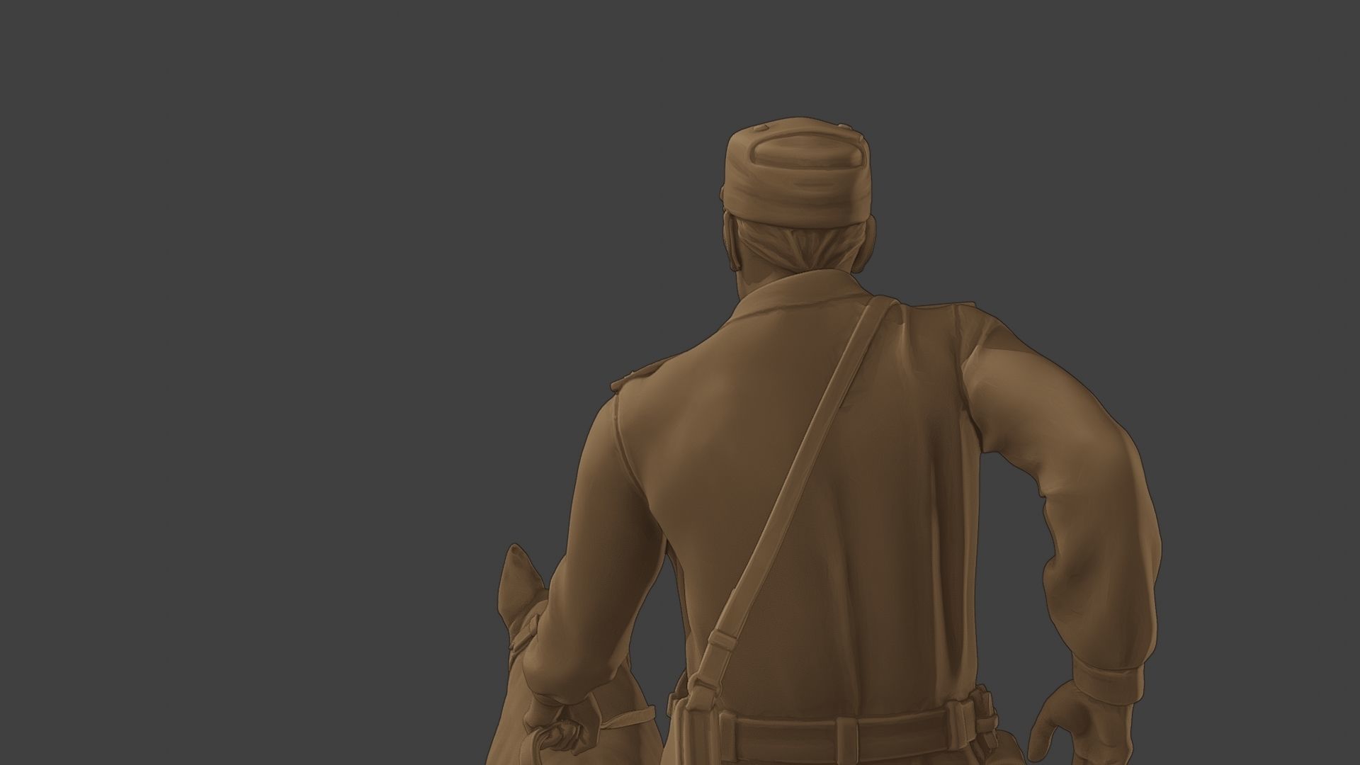 Czechoslovak communist Police K9 003 3D print model_21