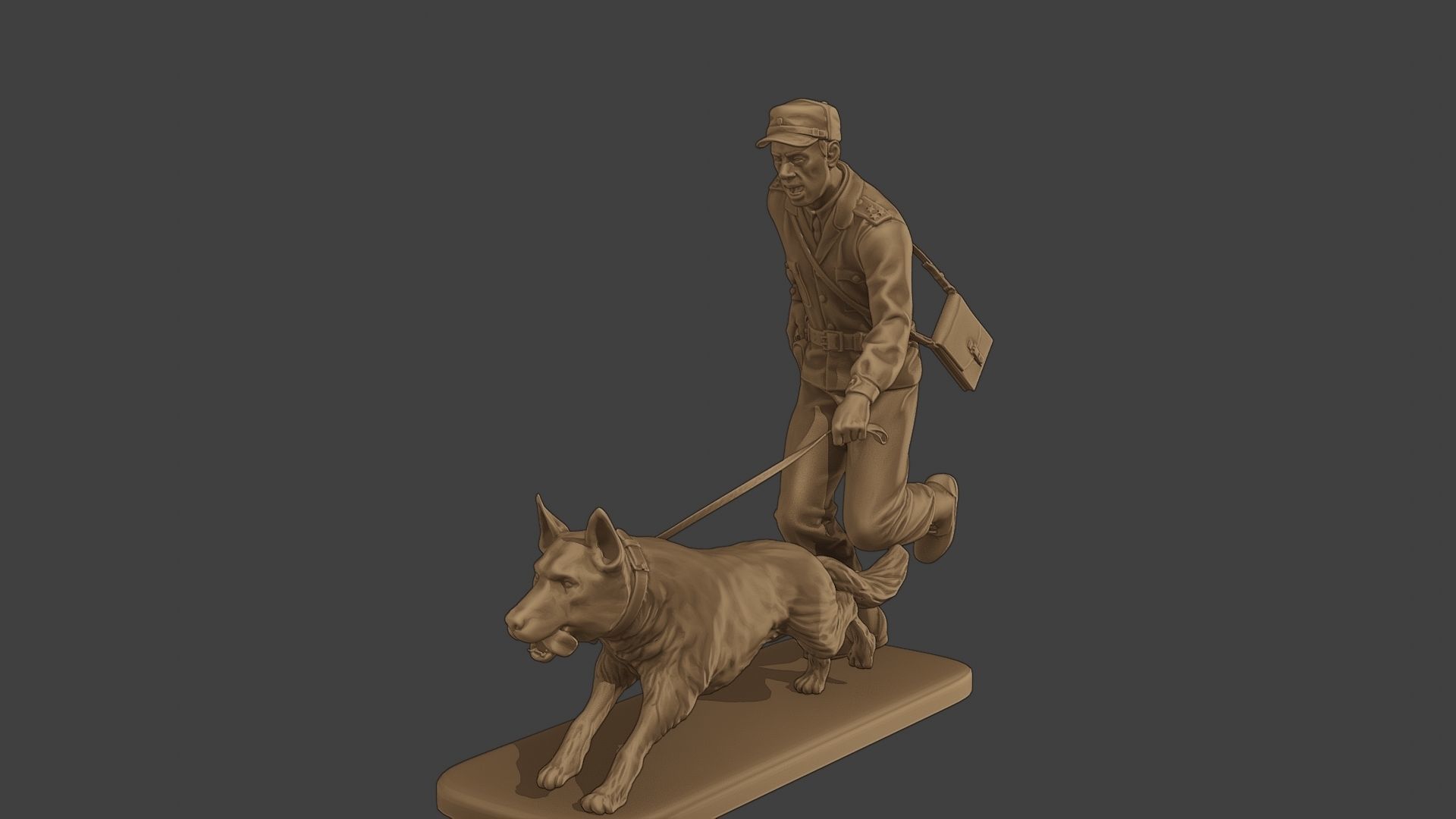 Czechoslovak communist Police K9 003 3D print model_2