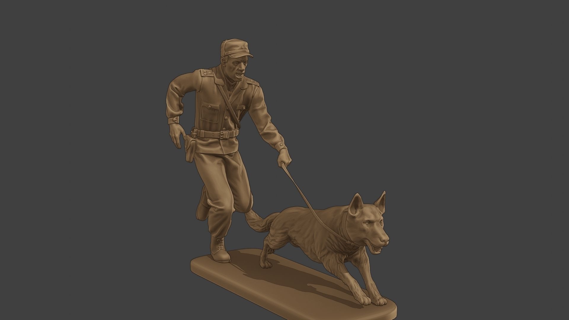 Czechoslovak communist Police K9 003 3D print model_10