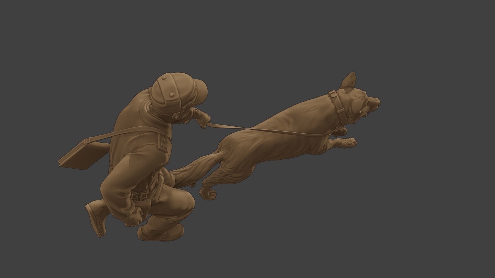 Czechoslovak communist Police K9 003 3D print model_23