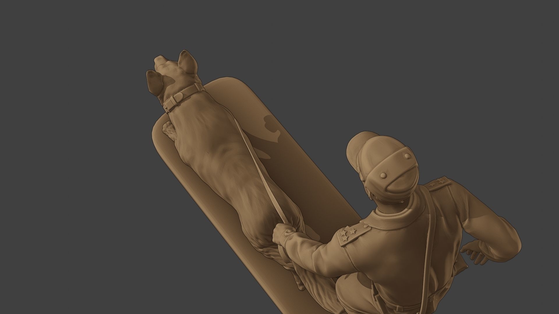 Czechoslovak communist Police K9 003 3D print model_16