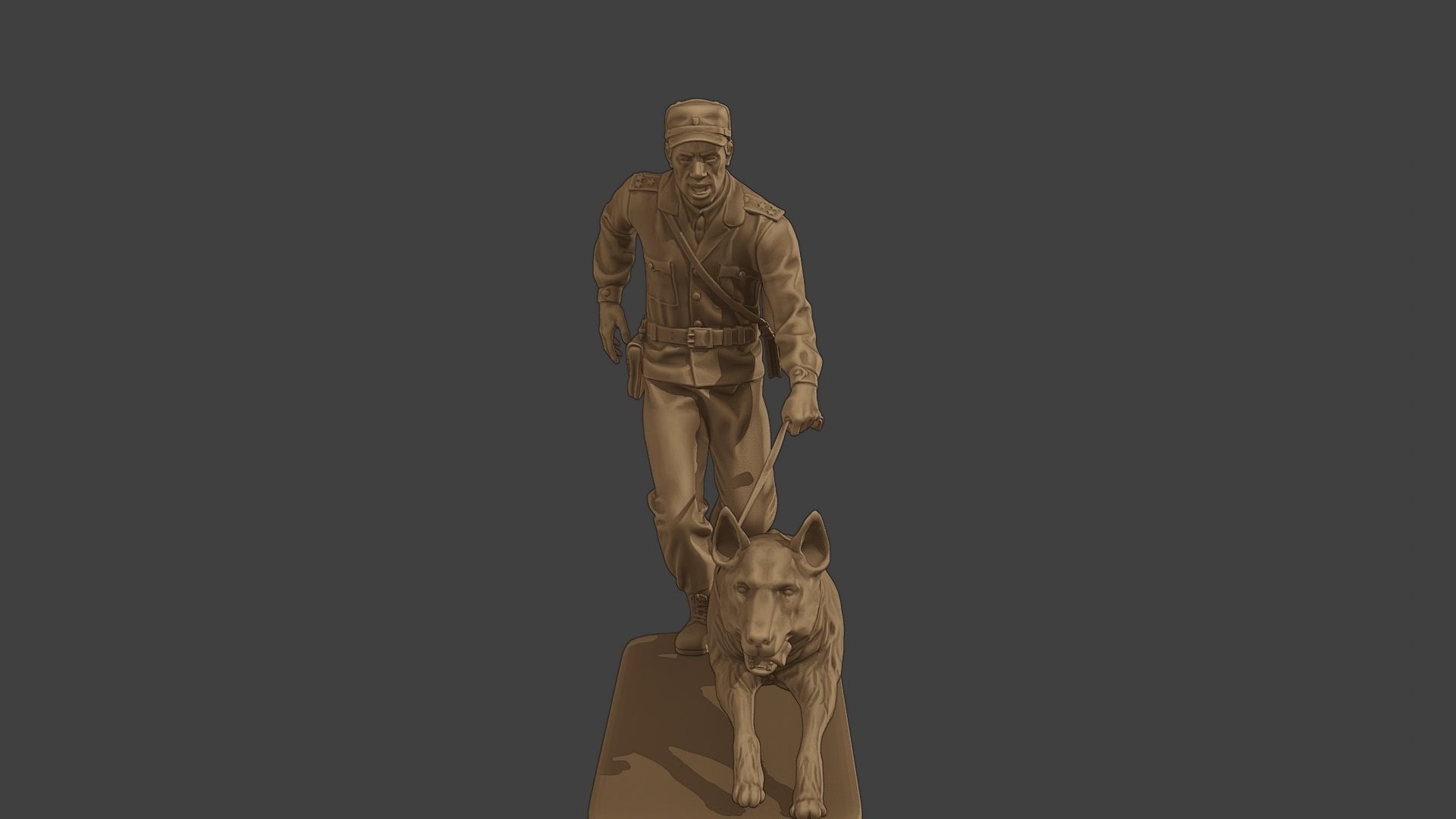 Czechoslovak communist Police K9 003 3D print model_11