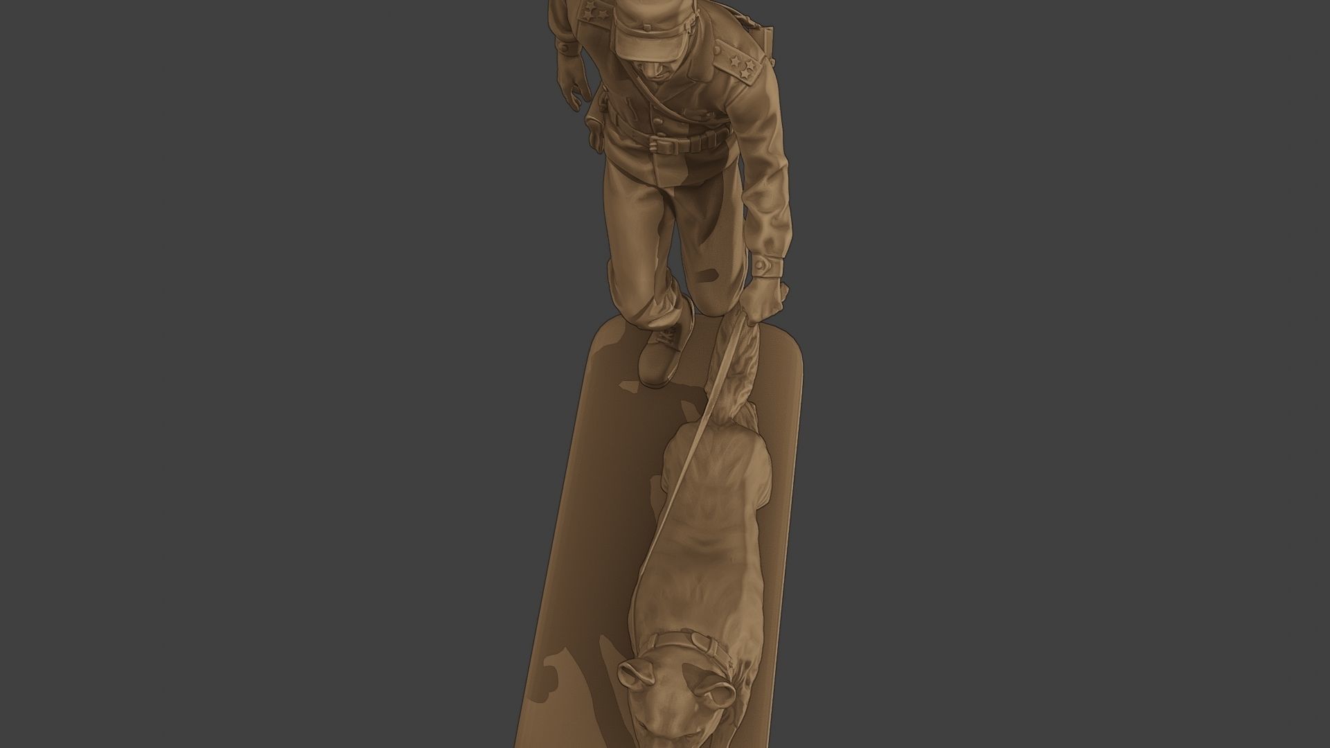 Czechoslovak communist Police K9 003 3D print model_14