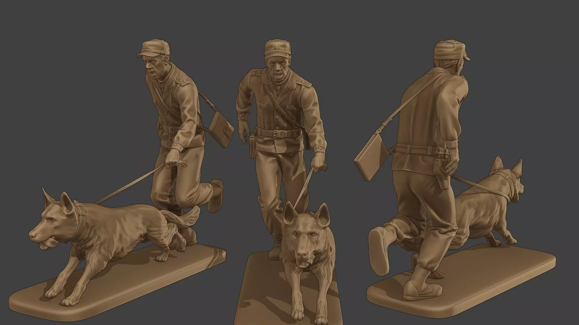 Czechoslovak communist Police K9 003 3D print model_0